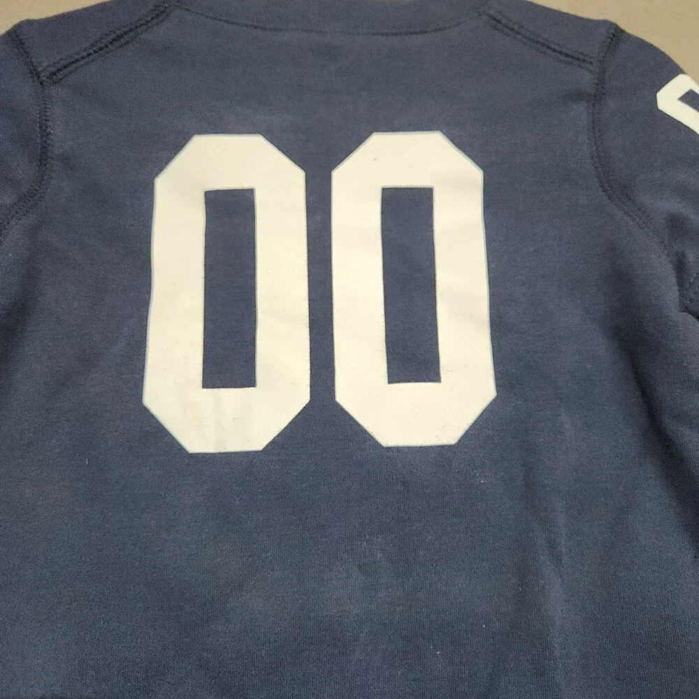 Nike Penn State Baby Bodysuit 12M Navy Blue Long Sleeve 100% Cotton Infant New